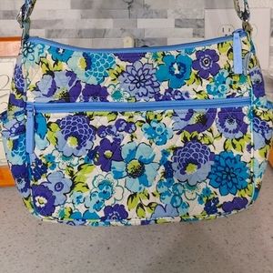 Vera Bradley "Blueberry Blooms" shoulder bag